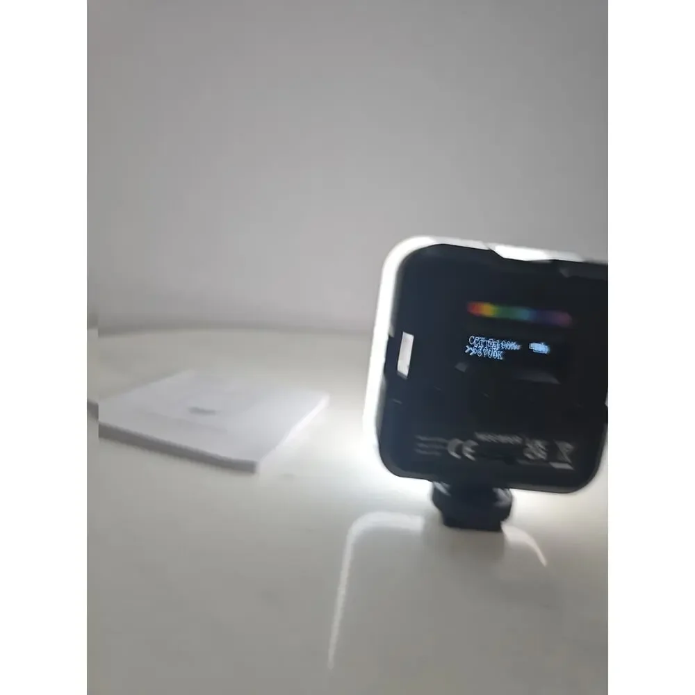 NEEWER Magnetic RGB Camera Light, 360° Full Color RGB61 Small LED Panel BRIGHT!